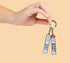 oh, Wanted Studio 3D Car Plate Keychain - Customized, Metal